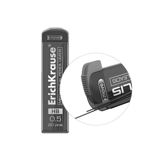 Picture of ERICHKRAUSE 0.5MM MECHANICAL PENCIL REFILL HB
